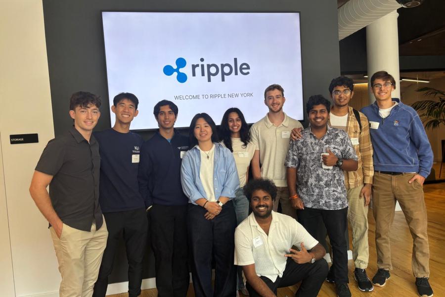 KU students represent the university at ETHGlobal, an international "hackathon" held in New York City in August