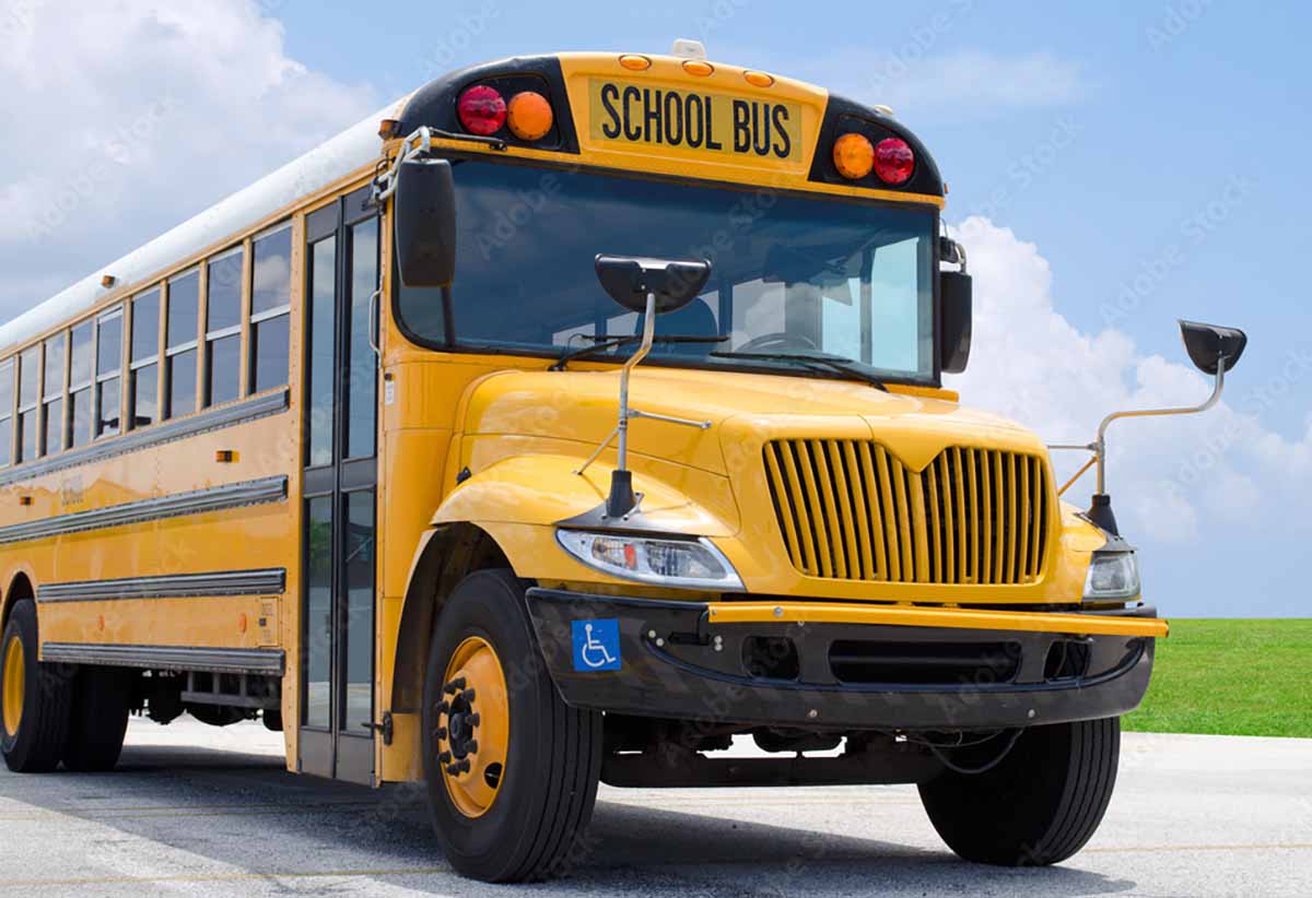 Image of a classic yellow school bus