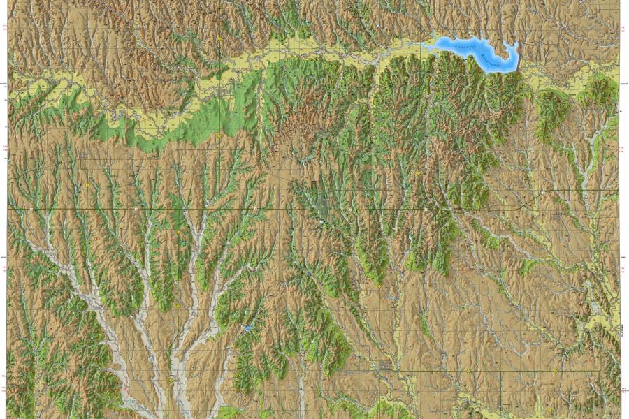 Surficial geology of Jewell County, Kansas