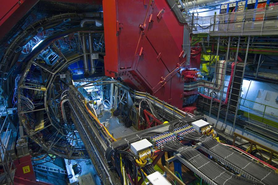 Photo of the ALICE experiment at CERN's Large Hadron Collider