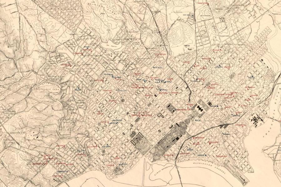 An old plot map.