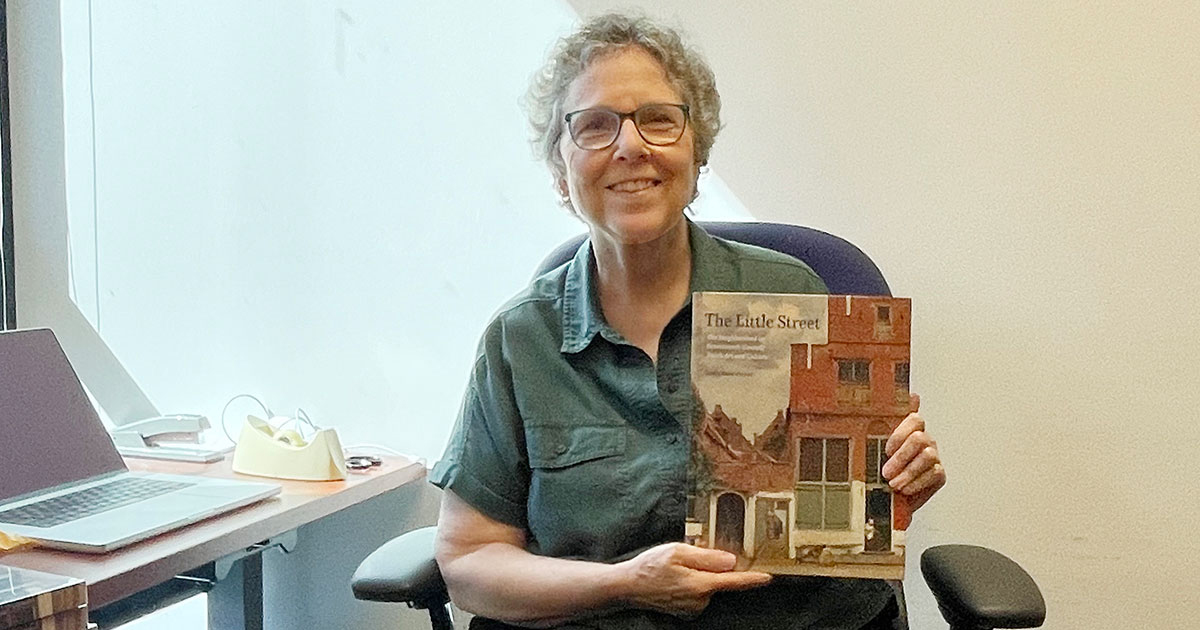 Linda Stone-Ferrier and her new book, "The Little Street: The Neighborhood in Seventeenth-Century Dutch Art and Culture"