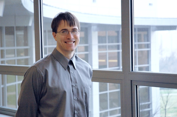 Computer science graduate student Mike Wasikowski