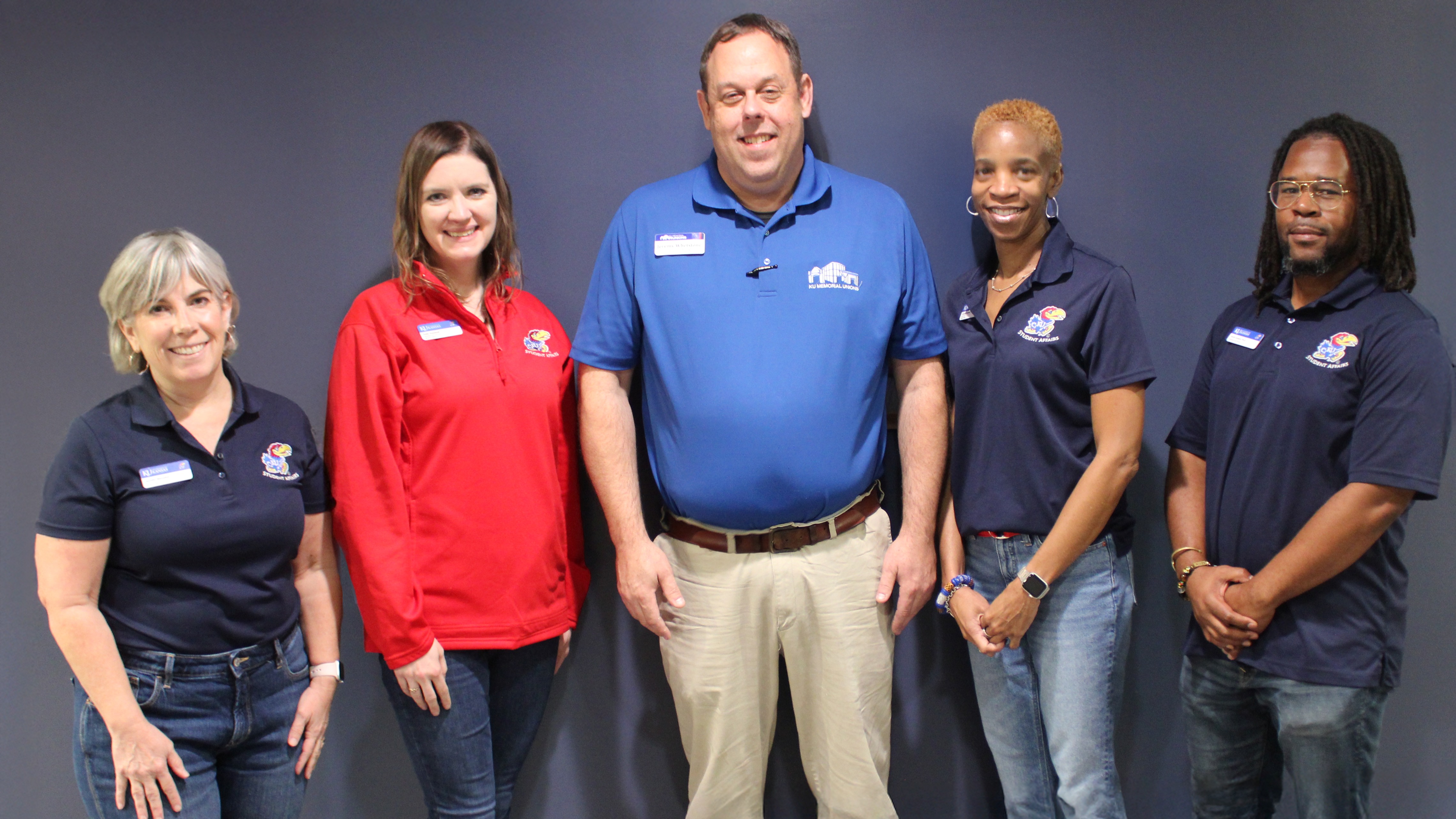 Left to Right: Jennifer Wamelink, Katie Treadwell, Jeremy Whetstone, Tammara Durham, Kevin Joseph