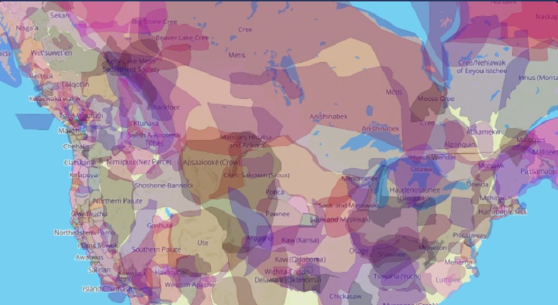 "Territory map of Indigenous Nations"