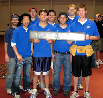The KU steel bridge team