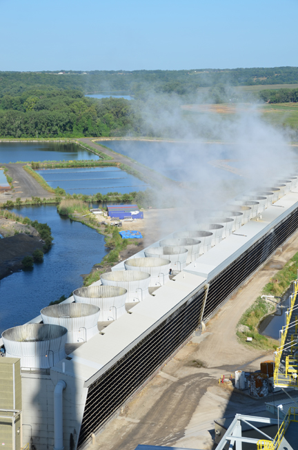 U.S. power plants account for 40 percent of the nation's total freshwater withdrawals. KU research could lead to an alternate method of cooling that would conserve water.