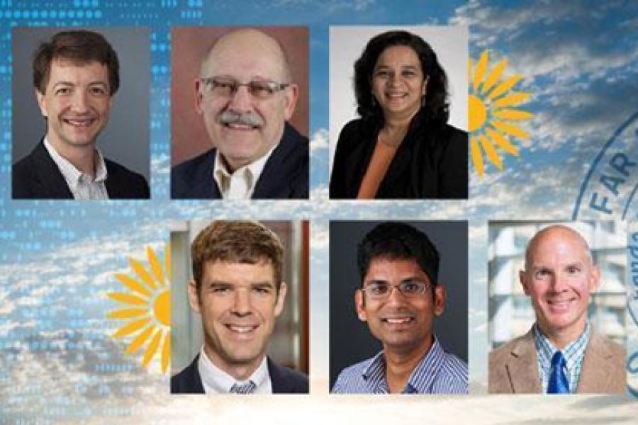 6 KU Professors photos who won Rock Chalk Ready Award