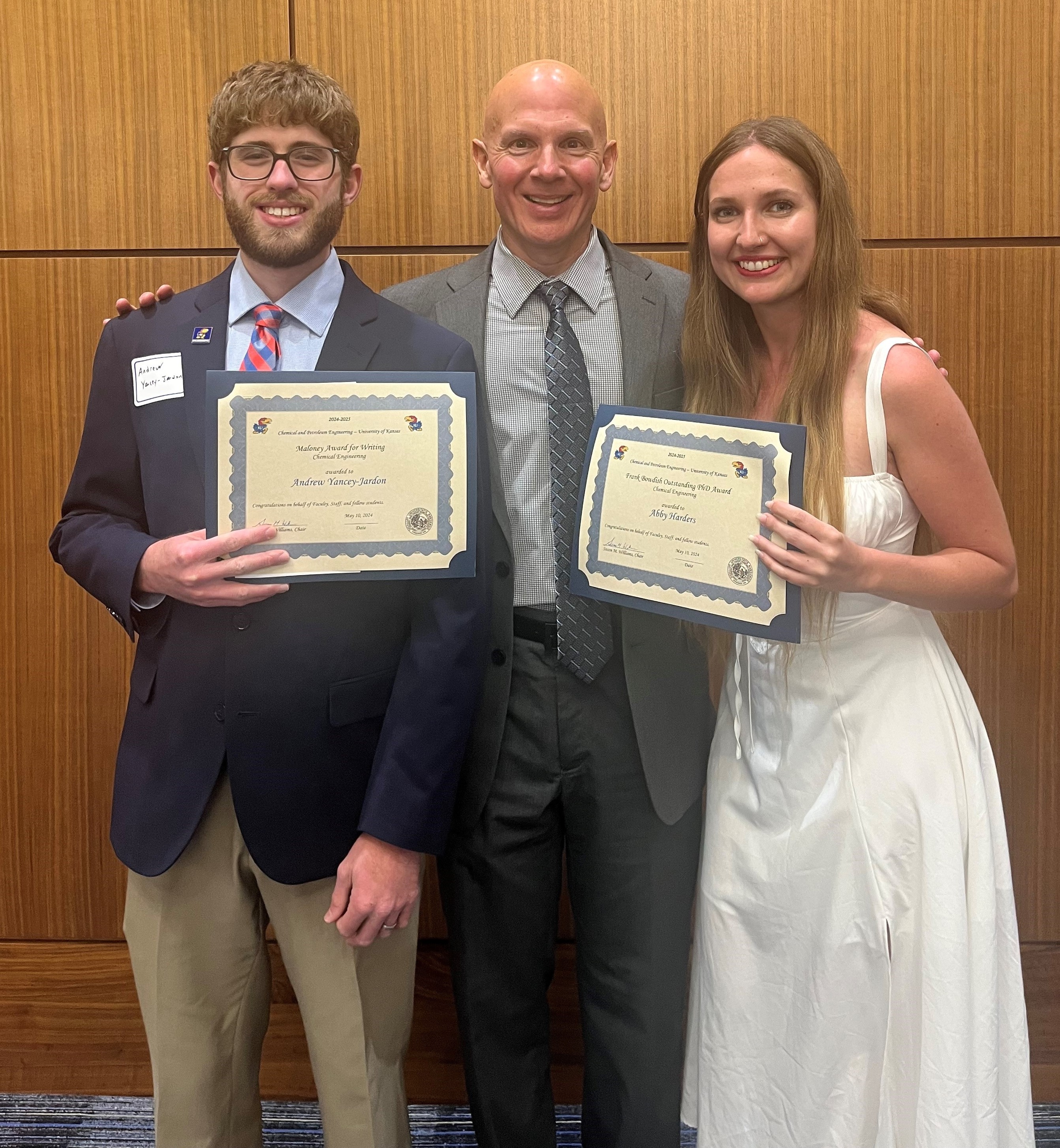 Dr. Andrew Yancey-Jardon, Dr. Mark Shiflett, and Dr. Abby Harders