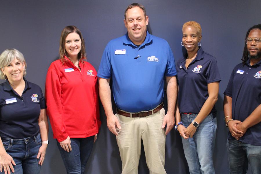 Left to Right: Jennifer Wamelink, Katie Treadwell, Jeremy Whetstone, Tammara Durham, Kevin Joseph