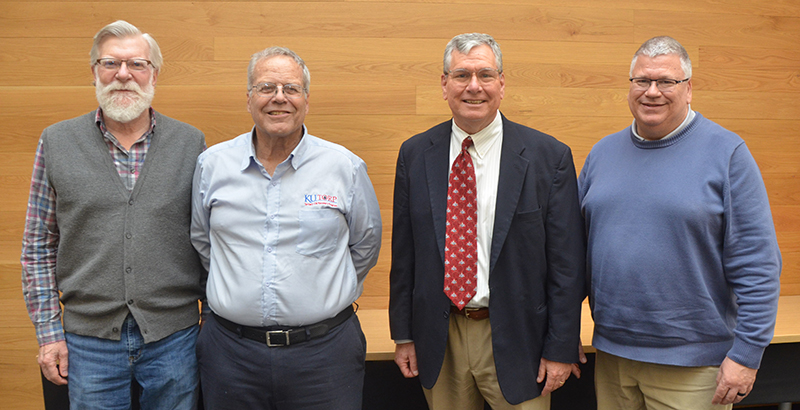 KU Engineering recognized five retirees for the 2025-2026 academic year.