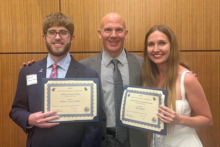 Dr. Andrew Yancey-Jardon, Dr. Mark Shiflett, and Dr. Abby Harders
