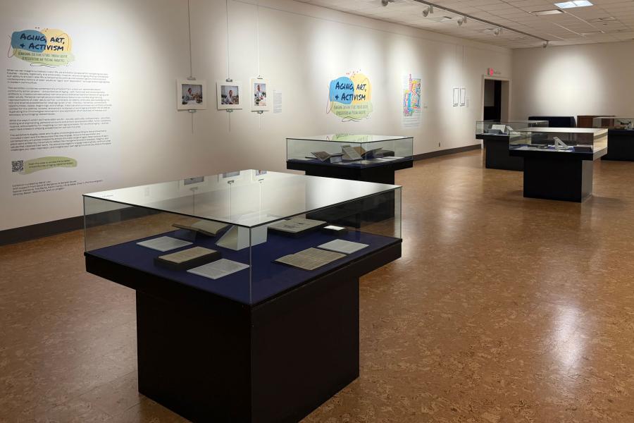 A new exhibit on display in Spencer Research Library