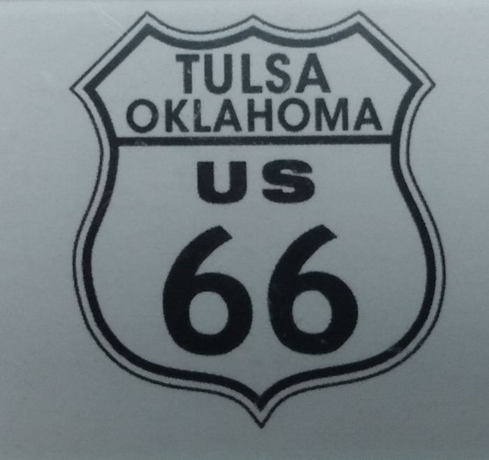 Tulsa U.S. 66 highway sign