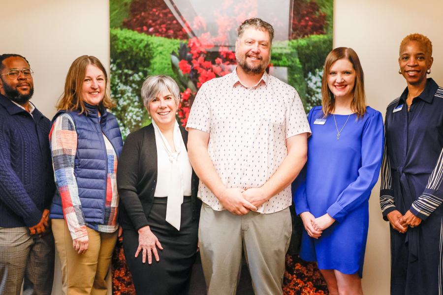 Left to Right: Kevin Joseph, Sarah Waters, Jennifer Wamelink, Steve Bergman, Katie Treadwell, Tammara Durham