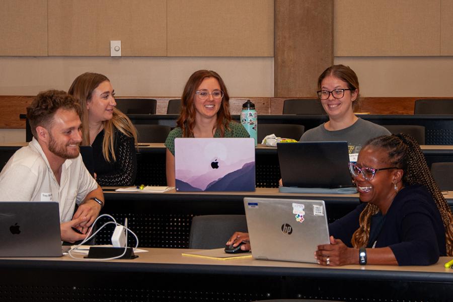 KU Law students work with volunteer attorneys to provide legal information and advice to income-eligible Kansans through the Kansas Bar Association’s Free Legal Answers Program.