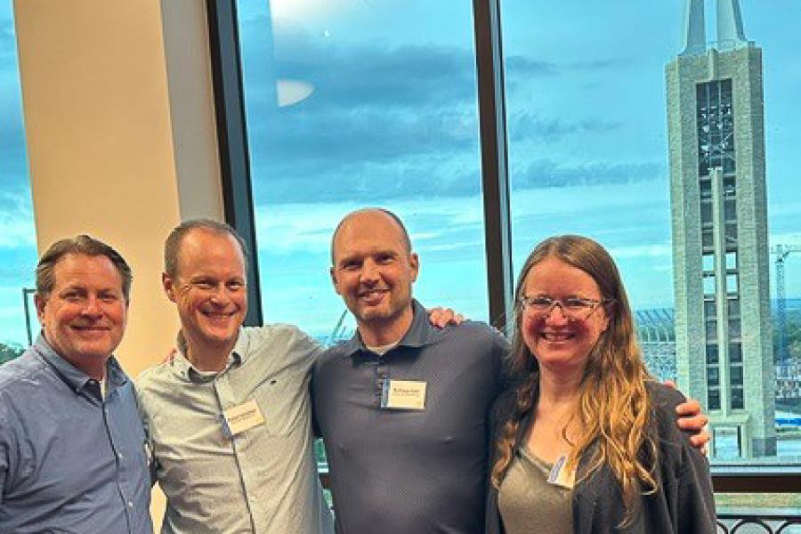 Drs. Scott Hefty, Robert Unckless, Anthony Fehr, and Josie Chandler