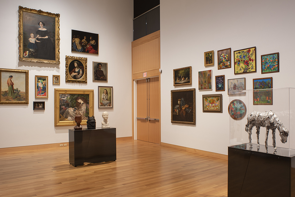 The exhibition “Debut” features more than 120 works of art from the Spencer Museum’s collection that have never been displayed. Image by Ryan Waggoner, Spencer Museum of Art, University of Kansas.