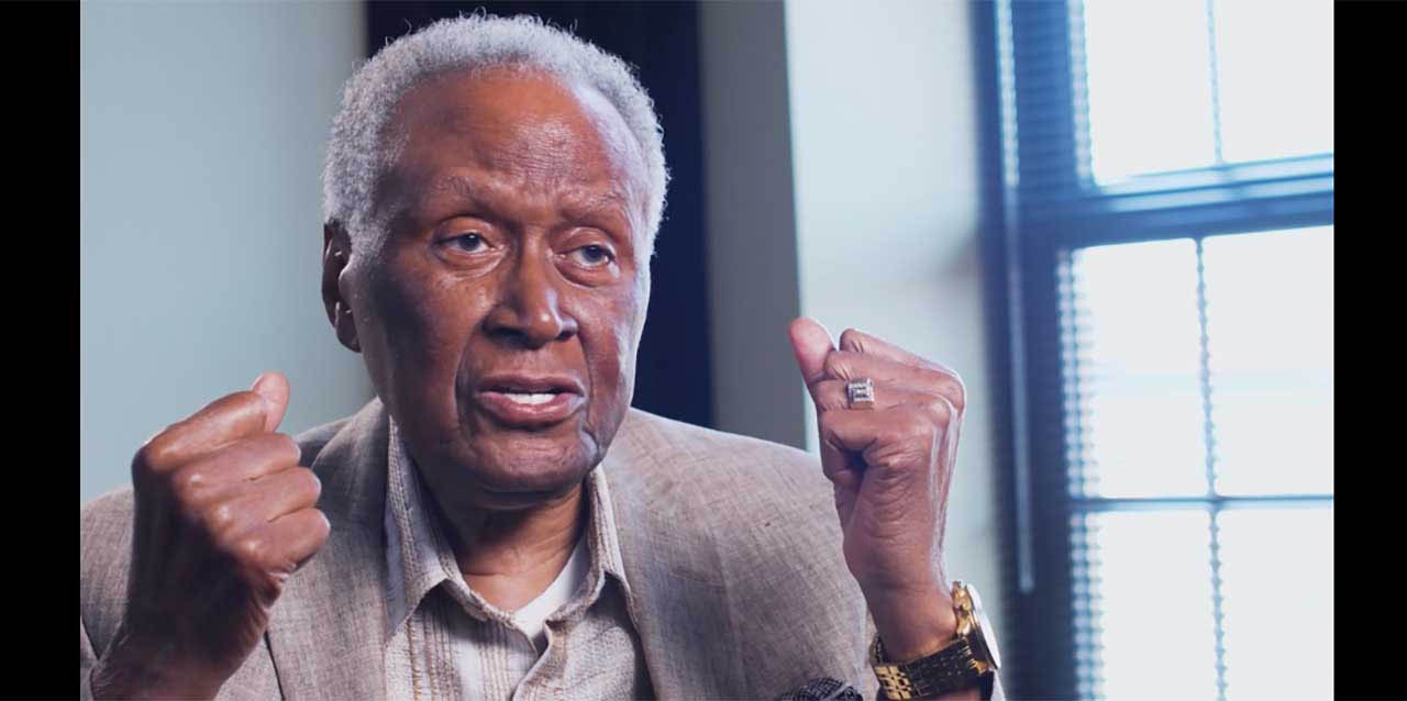 Alvin Brooks speaks in image excerpted from documentary film.