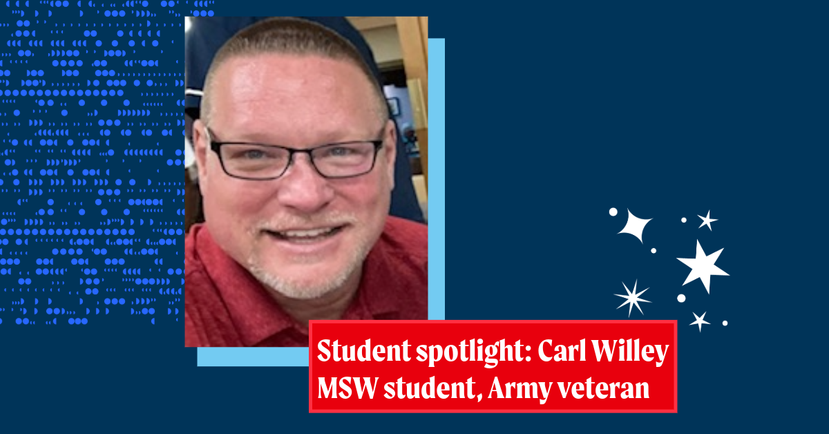 MSW student Carl Willey