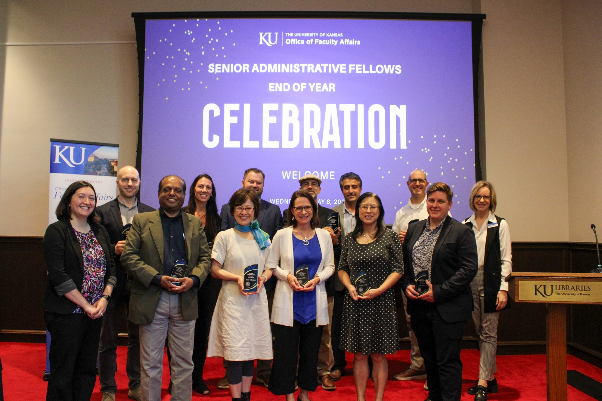 Senior Administrative Fellows end-of-year recognition 2024 group photo