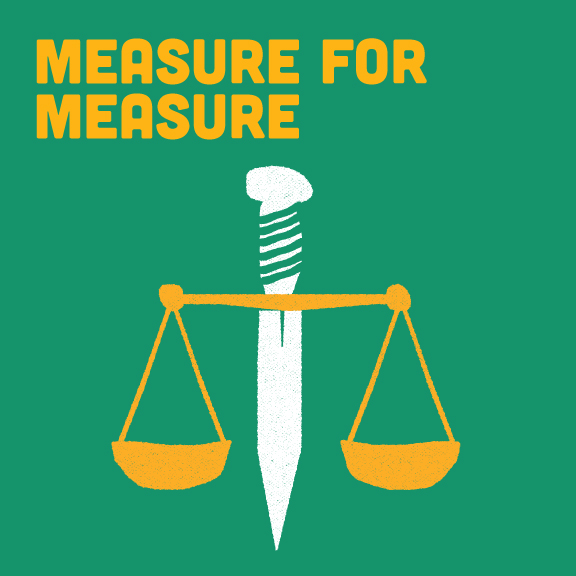 'Measure for Measure' play logo