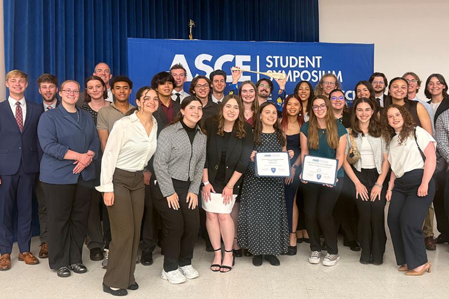 The KU-ASCE Chapter at the ASCE Symposium