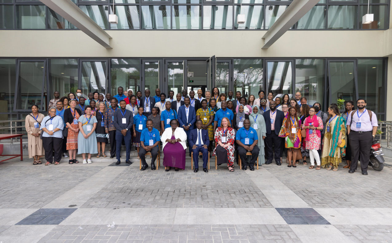 Attendees of the Global Humanities Institute, Aug. 1-12 at the University of Dar es Salaam, Tanzania.