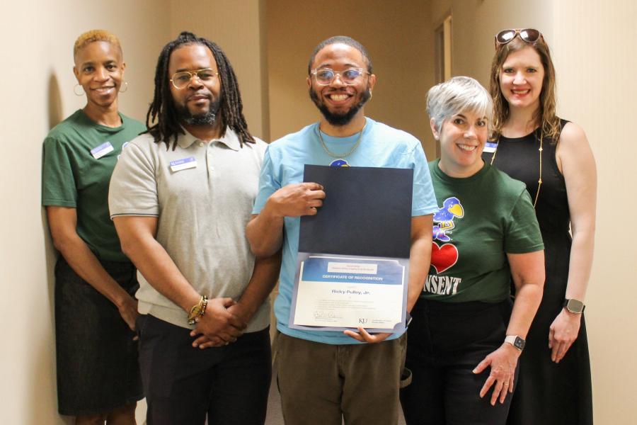Left to Right: Tammara Durham, Kevin Joseph, Ricky Pulley, Jennifer Wamelink, and Katie Treadwell