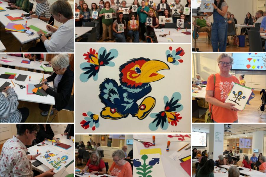 Photos from the Wycinanki workshop