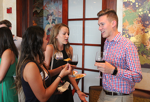 alumni reception at The Grotto Ristorante