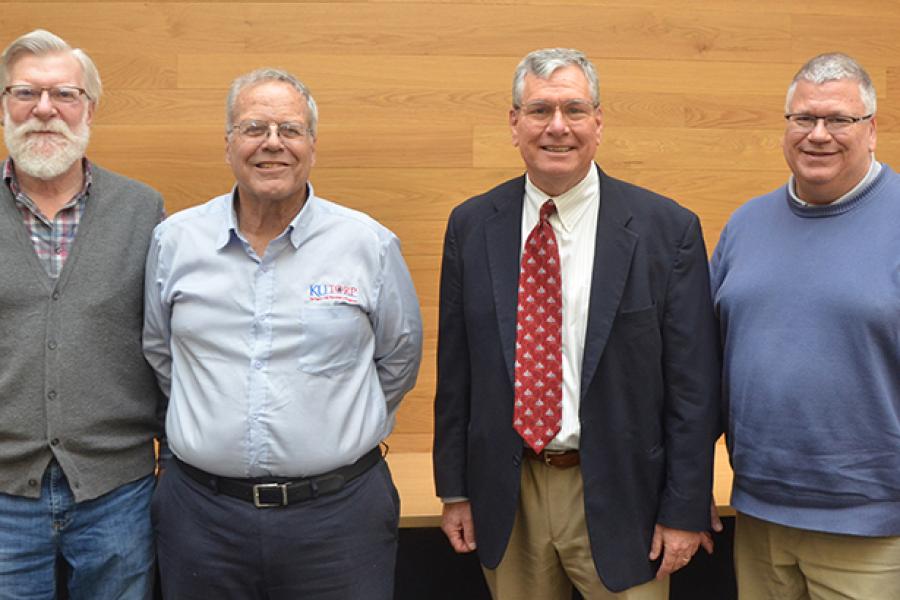 KU Engineering recognized five retirees for the 2025-2026 academic year.