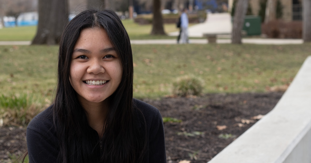 BSW student Olivia Sourivong wants to help people and feel connected to her community directly.