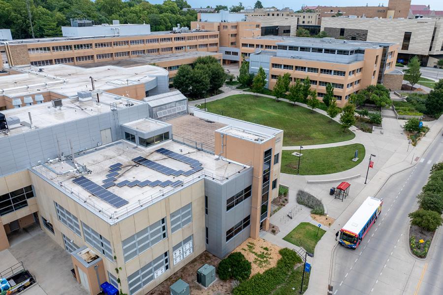 KU Engineering complex on the Lawrence campus.