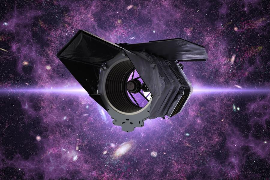 NASA illustration of Nancy Grace Roman Space Telescope