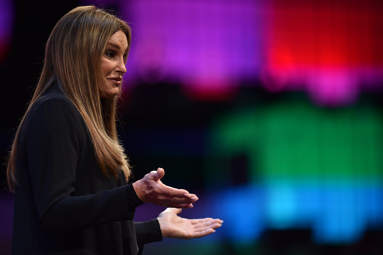 Caitlyn Jenner lectures during Web Summit 2017 in Lisbon, Portugal.