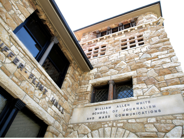 Exterior of Stauffer-Flint Hall