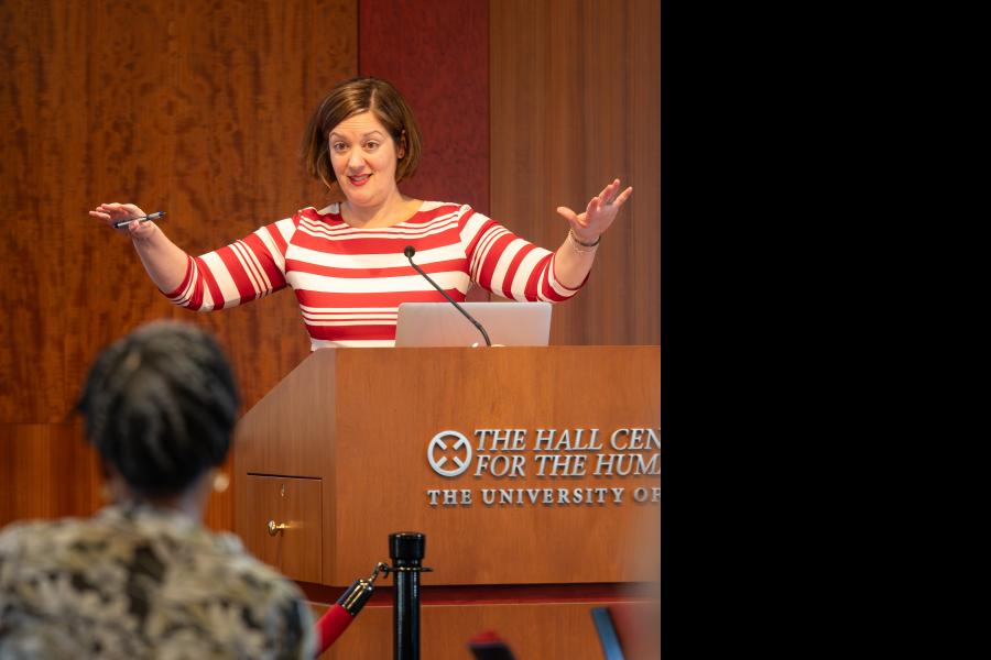 Sheyda Jahanbani at the Hall Center for the Humanities