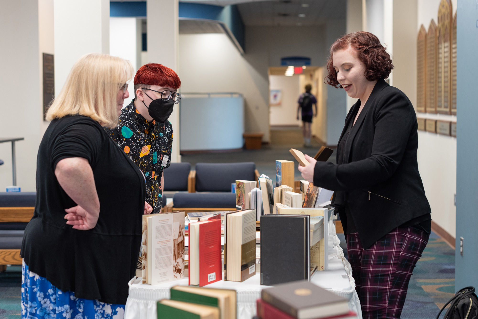 First place graduate division winner, Tiffani Hagan with her collection “Shakespeare and the Early Modern Occult Theatre”