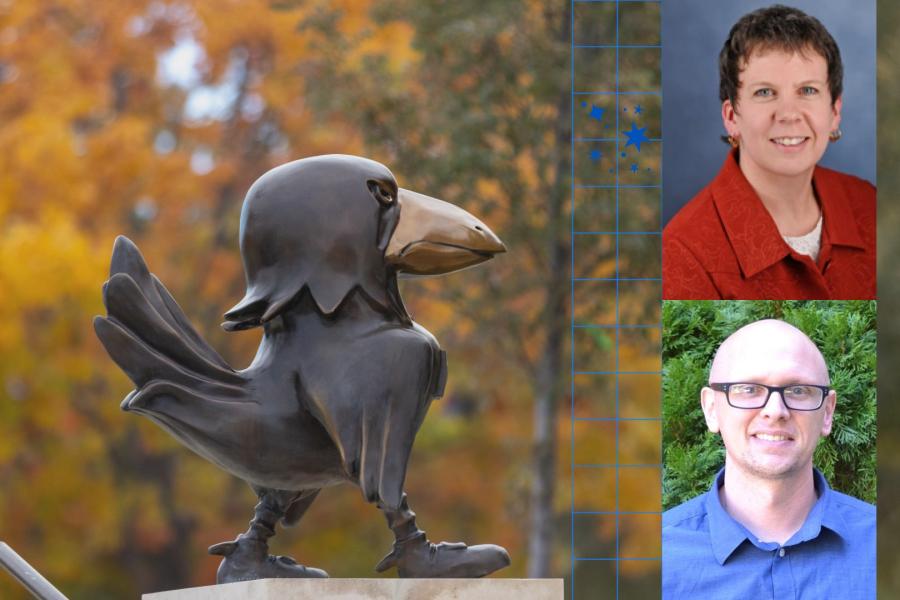 Graphic showing Cheryl Holmes and Dr. Brennan Miller