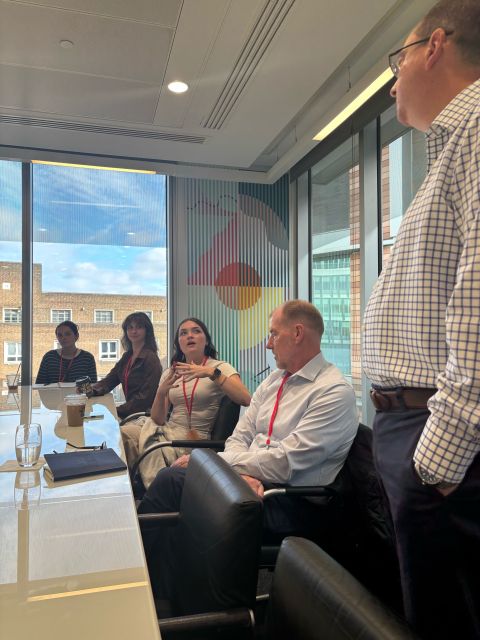 Students visit FleishmanHillard in London