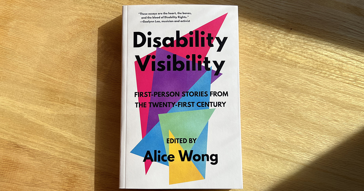 "Disability Visibility" book cover