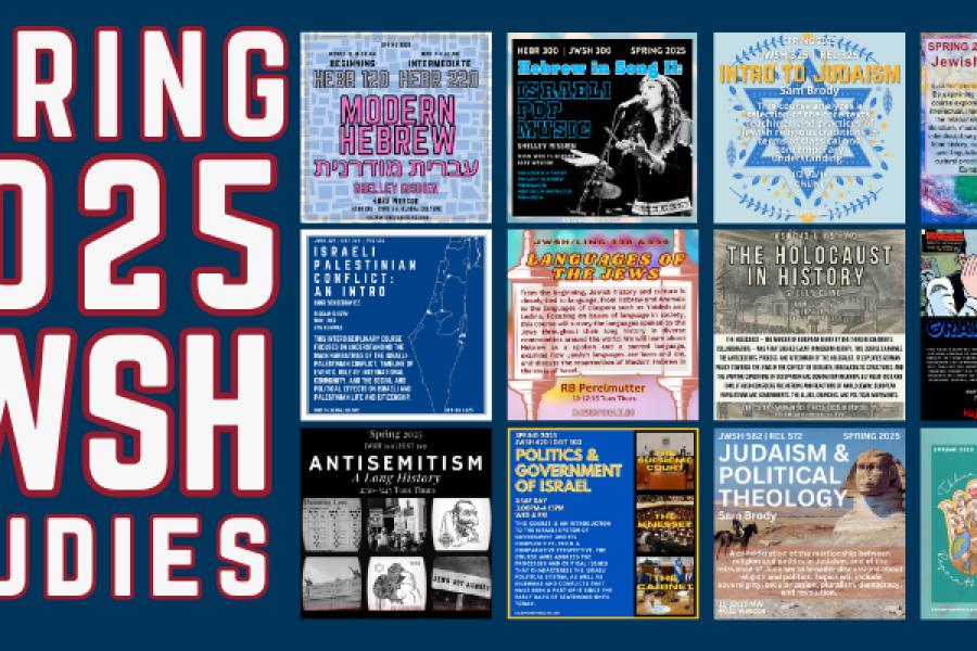 Jewish Studies 2025 Spring courses