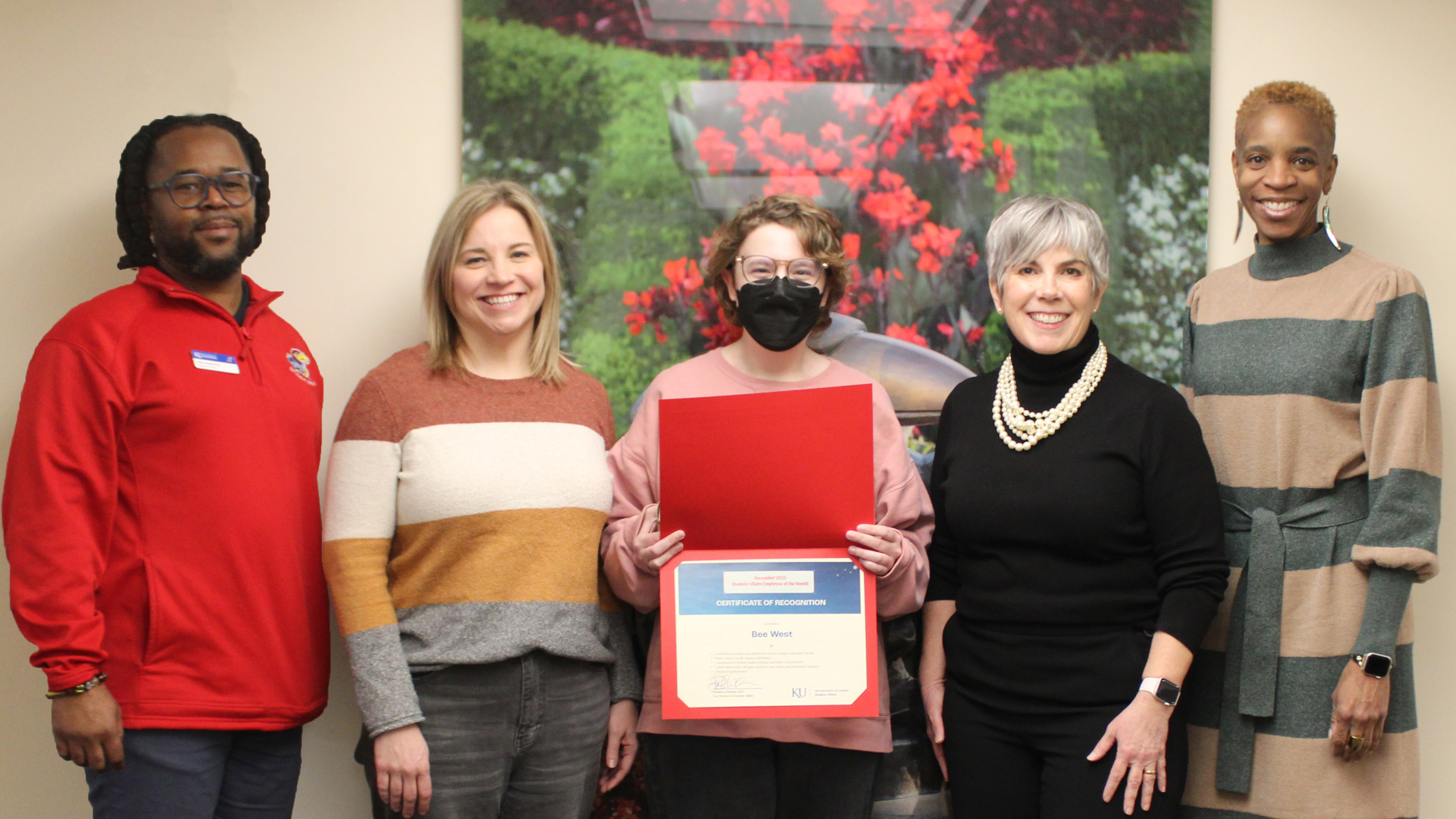 Left to Right: Kevin Joseph, Jacque McKenna, Bee West, Jennifer Wamelink, Tammara Durham