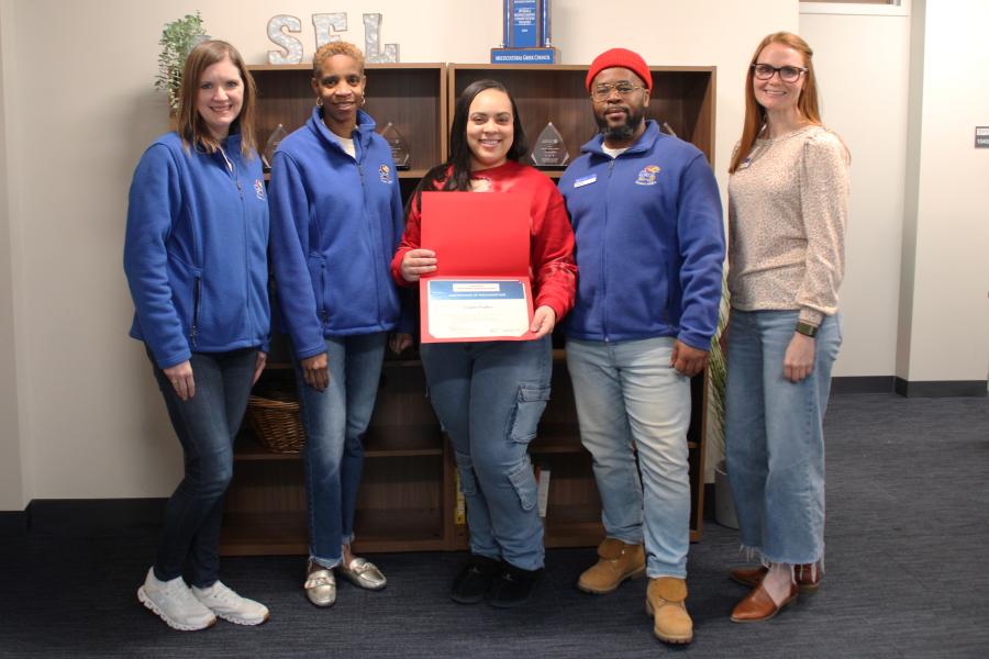 Katie Treadwell, Tammara Durham, Taylor Pullen, Kevin Joseph, and Kari Murphy