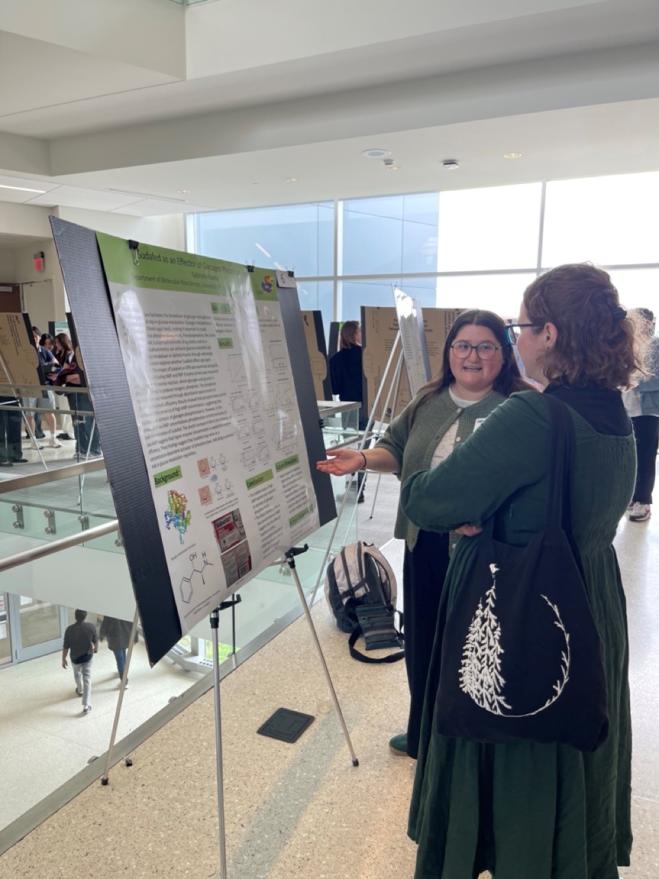 Gabrielle Fisette presenting results of her research.