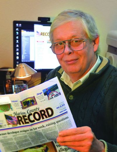 Eric Meyer, editor of the Marion County Record.