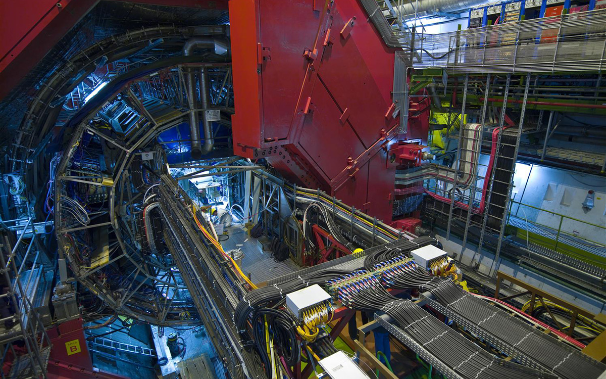 Photo of the ALICE experiment at CERN's Large Hadron Collider