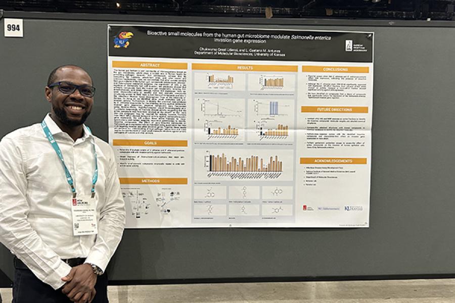 Great Udensi presented a poster