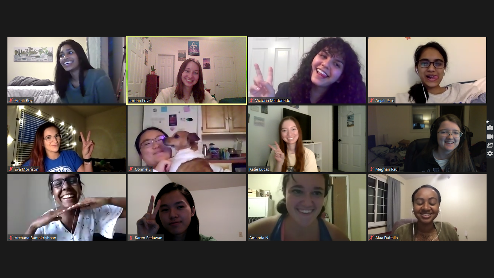 The Grace Hopper Celebration of Women in Computing on Zoom